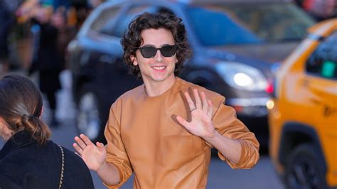 Timothée Chalamet’s Been Dressing up a Storm on the 